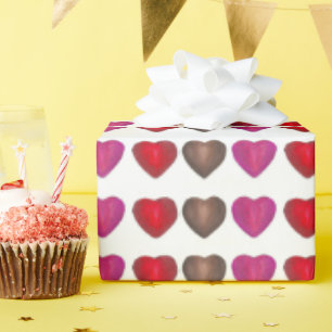 Chocolade Snoep Harten Valentijnsdag Liefde Print Cadeaupapier