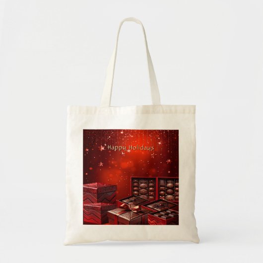 Chocolade Snoep Kerst Tas (Voorkant)