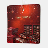 Chocolade Snoep Kerstmis Ornament (Links)