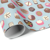 Chocolade Snoep suikergoed Cadeaupapier (Rol Hoek)