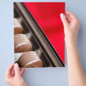 Chocolade snoepjes flyer (Hand)