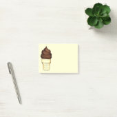 Chocolade Soft Serve Ice Cone Post its Post-it® Notes (Kantoor)