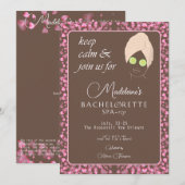 Chocolade Spa Weekend Getaway Bachelorette Party Kaart (Voorkant / Achterkant)