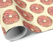 Chocolade Sprinkle donut Cadeaupapier (Rol Hoek)