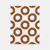 Chocolade Sprinkle Donuts Fleece Blanket (Voorkant)
