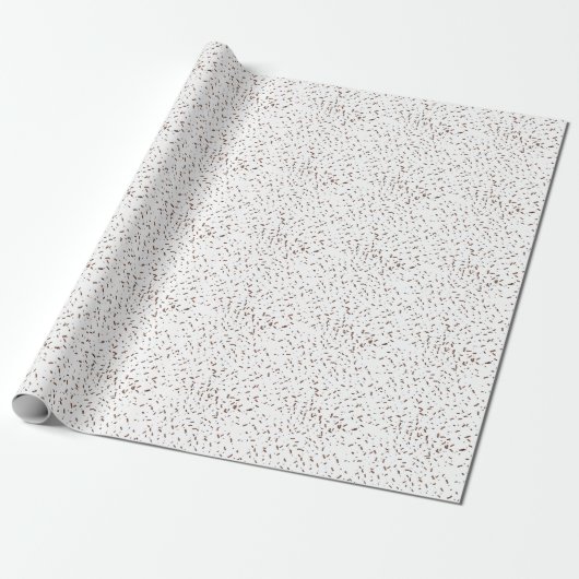 Chocolade sprinkle patroon cadeaupapier (Uitgerold)