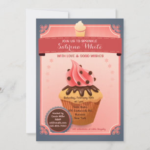Chocolade Sprinkles Baby Sprinkle Invitation Kaart