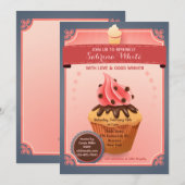 Chocolade Sprinkles Baby Sprinkle Invitation Kaart (Voorkant / Achterkant)