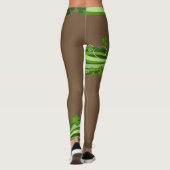 Chocolade St Patrick's Day Leggings Patrick Pants (Achterkant)