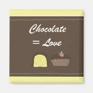 Chocolade Staat Gelijk Aan Liefde Magneet