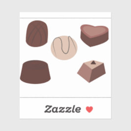 Chocolade Sticker