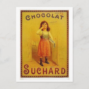 Chocolade Suchard Vintage Ad Briefkaart
