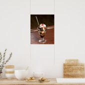 Chocolade sundae poster (Keuken)