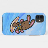 Chocolade Surfen Bunny iPhone 5 Casemate Case-Mate iPhone Case (Achterkant (horizontaal))