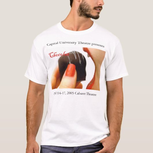 Chocolade T-shirt (Voorkant)