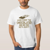Chocolade T-shirt (Voorkant)