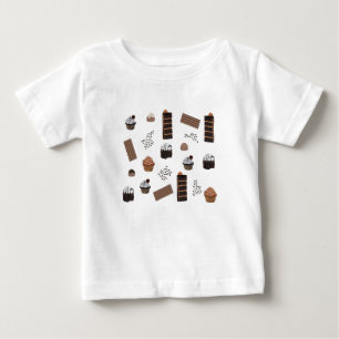 Chocolade thema patroon