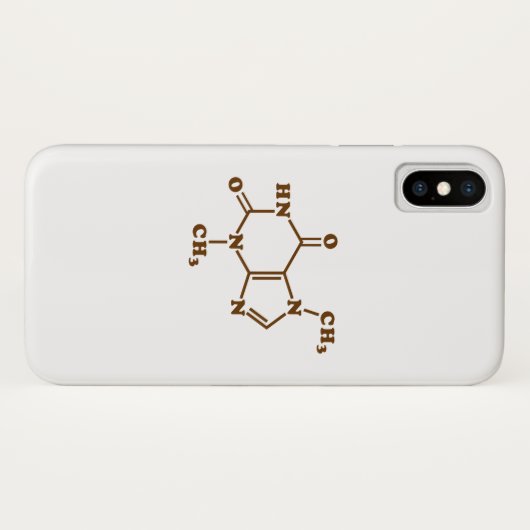 Chocolade Theobromine Moleculaire chemische formul Case-Mate iPhone Case (Achterkant (horizontaal))