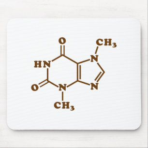 Chocolade Theobromine Moleculaire chemische formul Muismat