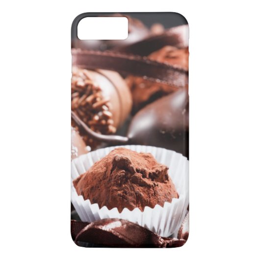 Chocolade truffels Case-Mate iPhone case (Achterkant)