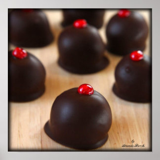 Chocolade Truffels Poster