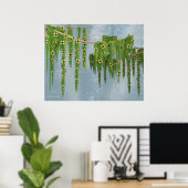 Chocolade Truffle Fantasy Tree Poster (Thuiskantoor)