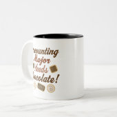 Chocolade Tweekleurige Koffiemok (Voorkant links)