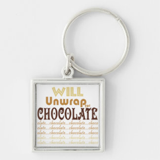 Chocolade Unwrap Sleutelhanger