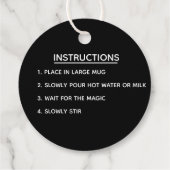 Chocolade Valentijn Je bent de Bom | Cacaobom Bedankjes Labels (Achterkant)