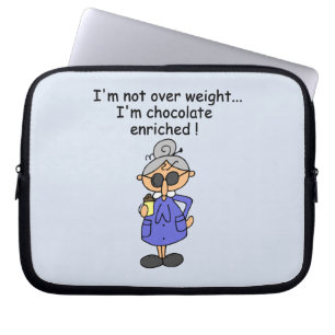 Chocolade Verrijkte Humor Laptop Sleeve
