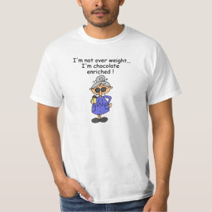 Chocolade Verrijkte Humor T-shirt
