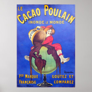 Chocolade, Vintage Poster