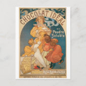 Chocolade ~  warme chocolade Drink ad Briefkaart (Voorkant)