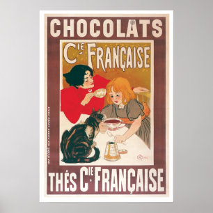 Chocolade ~ warme chocolade Drink ad Poster