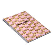 Chocolade Waterverf Eclairs Donuts Notitieboek (Rechterzijde)