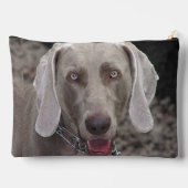 Chocolade Weimaraner Etui (Achterkant)