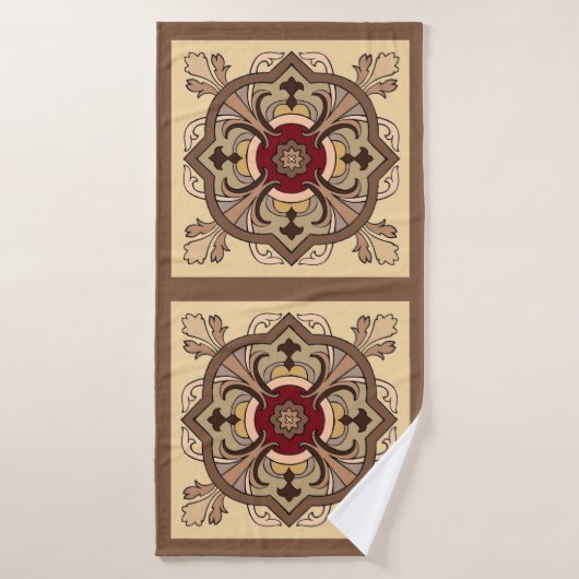 Chocolade Wijn Badhanddoek (Badhanddoek)