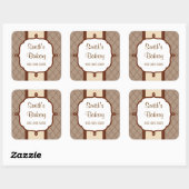 Chocolade Zakelijke Stickers (Vel)