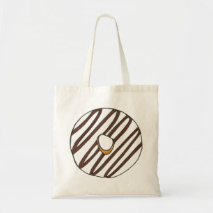 Chocolade Zebra Stripe Donut Doughnut Foodie Tas