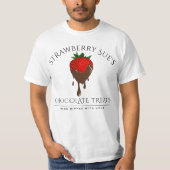 chocoladeaardbei T-Shirt (Voorkant)