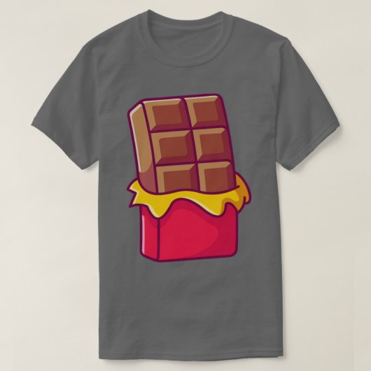 Chocoladebalk T-shirt (Design voorkant)