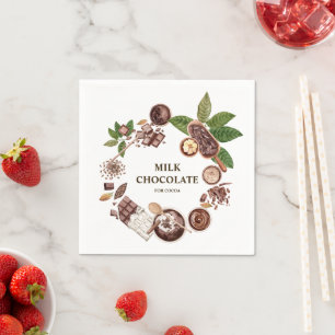 Chocoladeboeket Lijst Servet