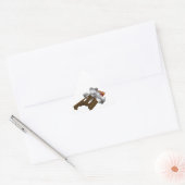 Chocoladeboog - Bite Driehoek Sticker (Envelop)