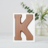 Chocoladebrief k briefkaart (Staand voorkant)