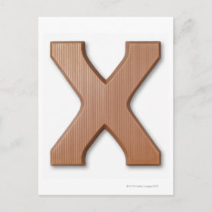 Chocoladebrief x briefkaart