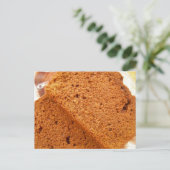 Chocoladebrood Briefkaart (Staand voorkant)