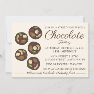 Chocoladebroodjes Chocolatemaking Event Kaart