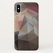 Chocoladebruin en pasteelpiramide-kunst Case-Mate iPhone case (Achterkant)