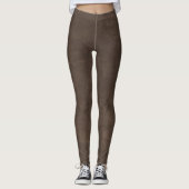 Chocoladebruin Leggings (Voorkant)