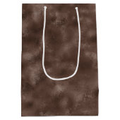 Chocoladebruin   medium cadeauzakje (Achterkant)